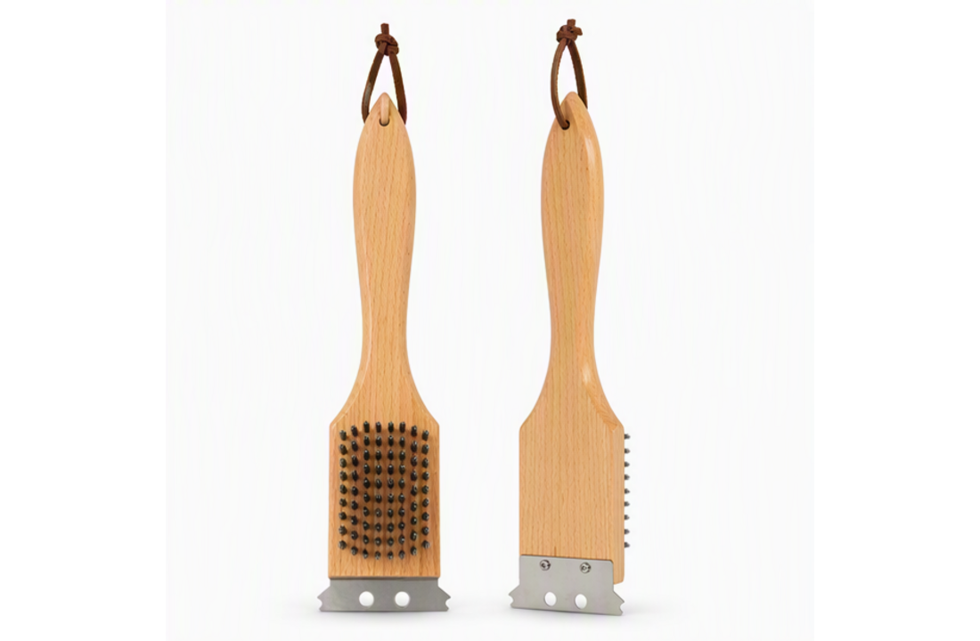 BBQ Borstel 3-in-1 - Voor Grondige Reiniging van BBQ Roosters