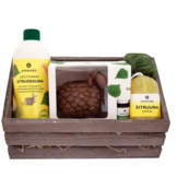 Emendo geschenkmand - Sauna geur en zeep set Citrus