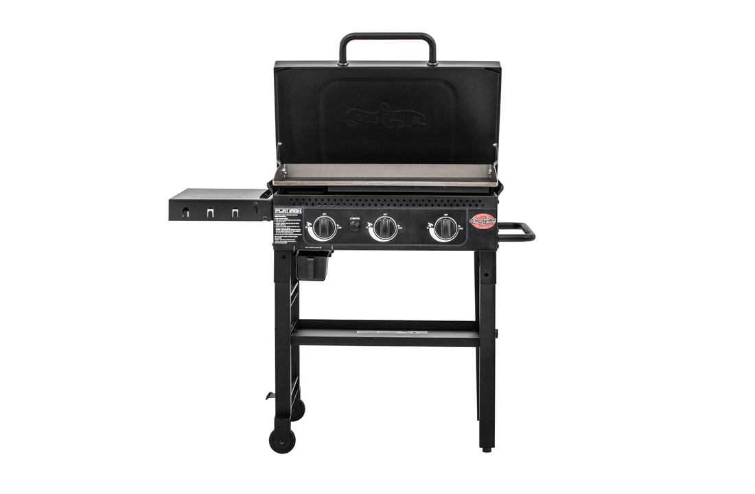 Char-Griller Flat Iron 3-Brander Gas Bakplaat / Plancha