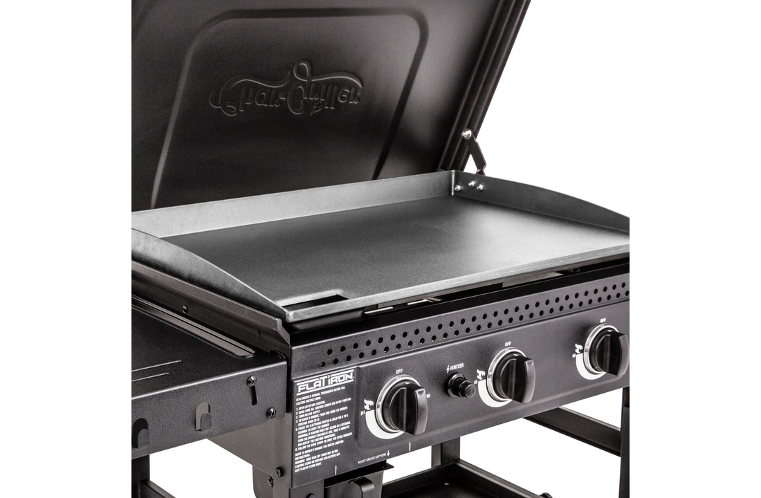Char-Griller Flat Iron 3-Brander Gas Bakplaat / Plancha