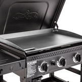Char-Griller Flat Iron 3-Brander Gas Bakplaat / Plancha