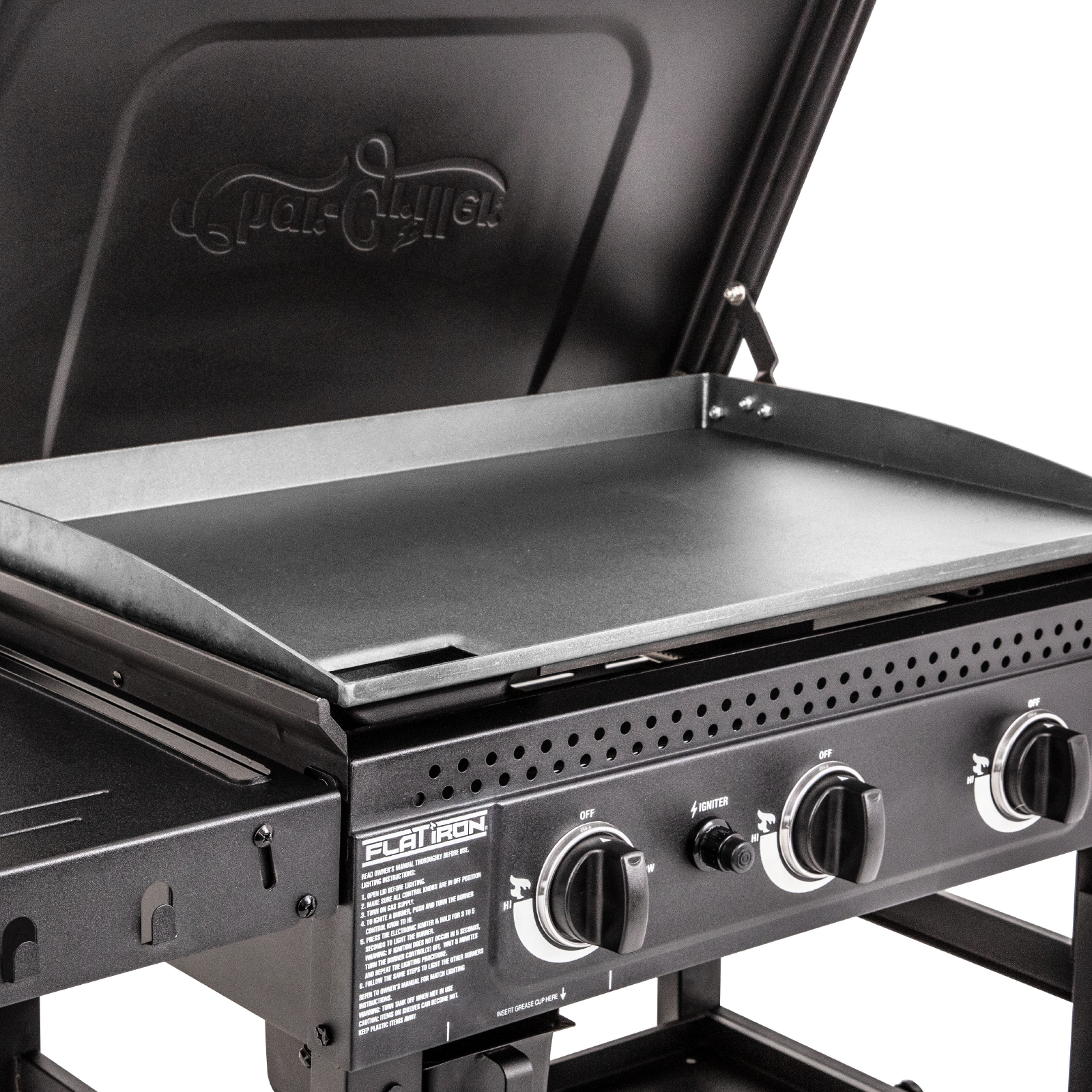 Char-Griller Flat Iron 3-Brander Gas Bakplaat / Plancha
