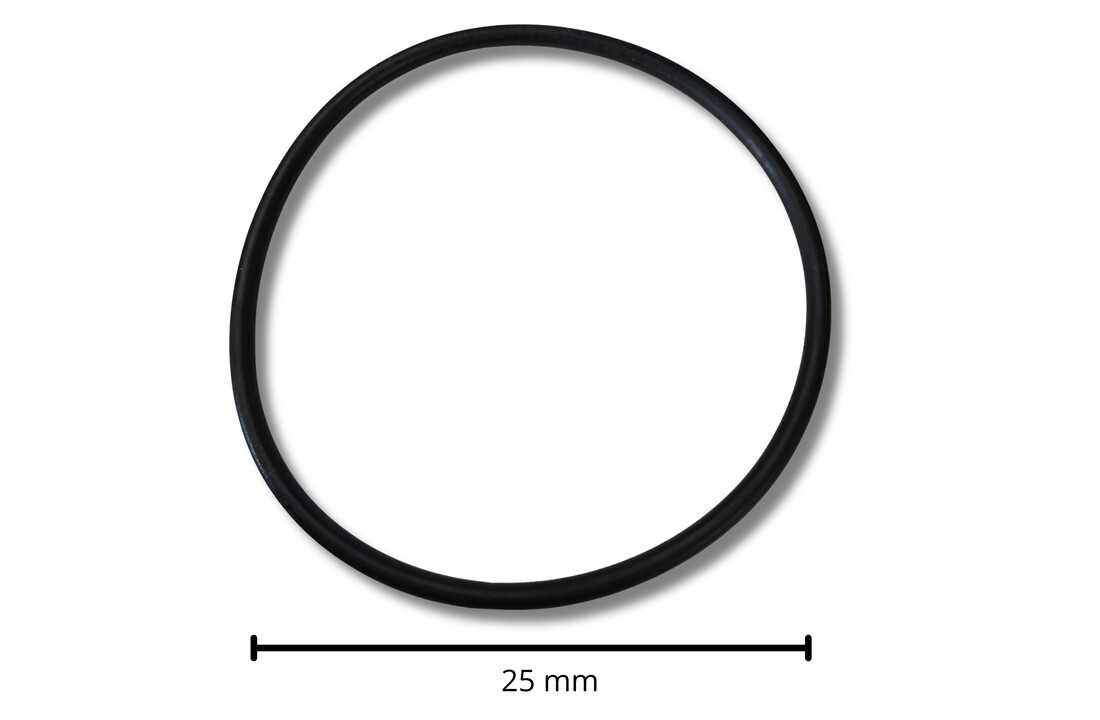 O-ring rubber zwart Ø 250 mm buitendiameter– doorsnede 10 mm