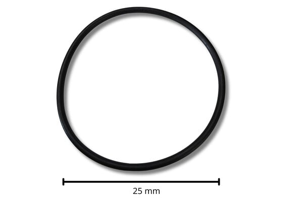 O-ring rubber zwart Ø 250 mm buitendiameter– doorsnede 10 mm