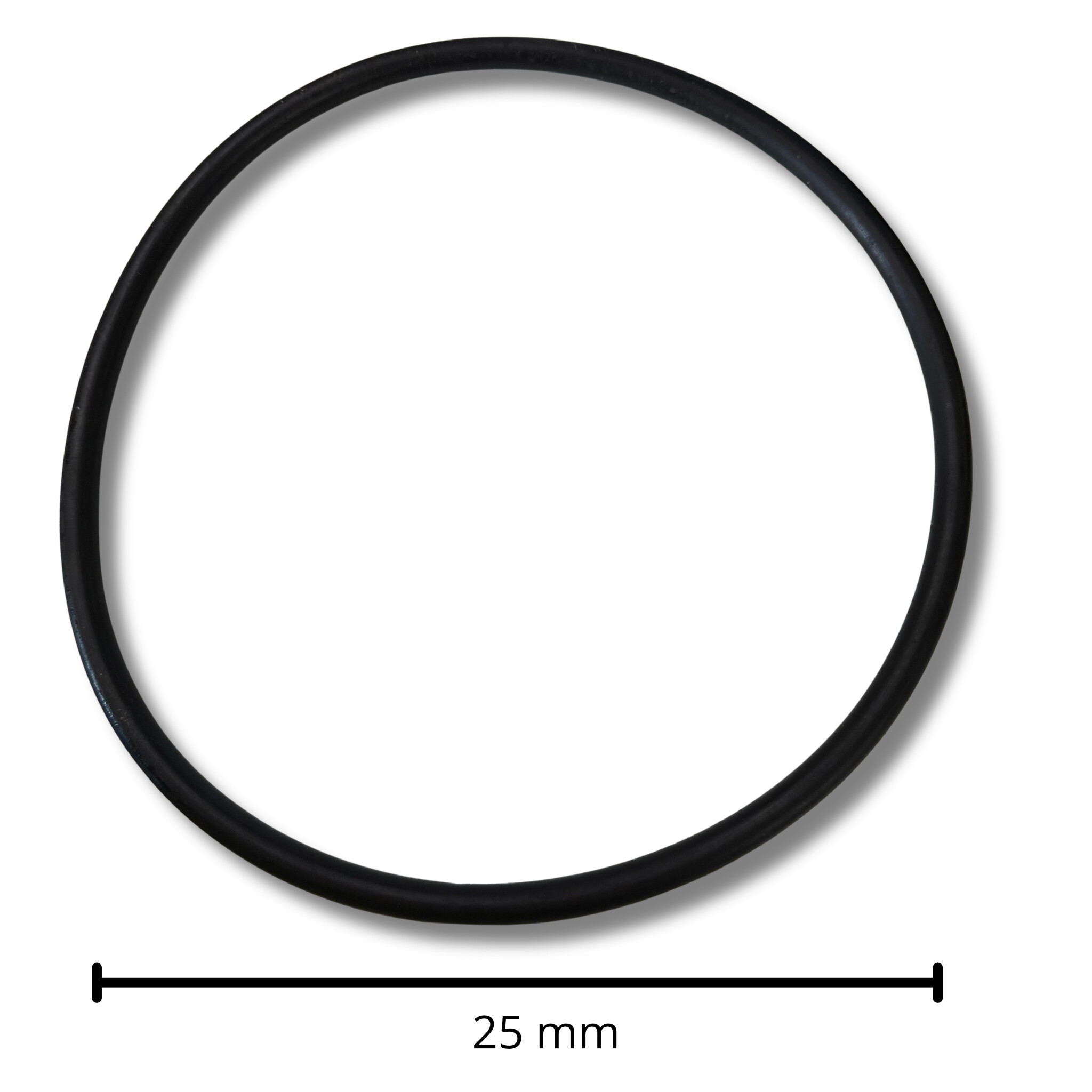 O-ring rubber zwart Ø 250 mm buitendiameter– doorsnede 10 mm