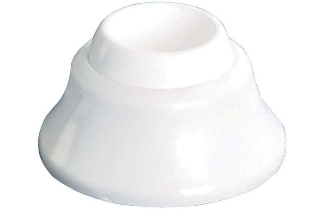 Zwembadtrap Rubber Dop wit - 2 stuks