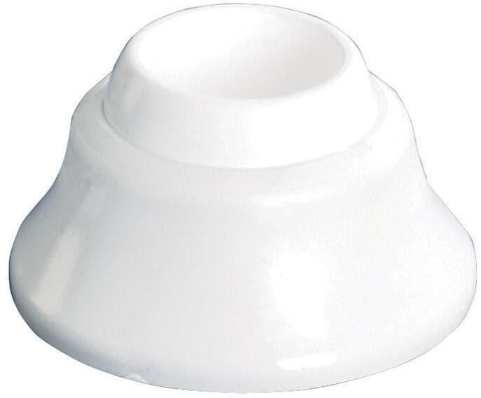 Zwembadtrap Rubber Dop wit - 2 stuks