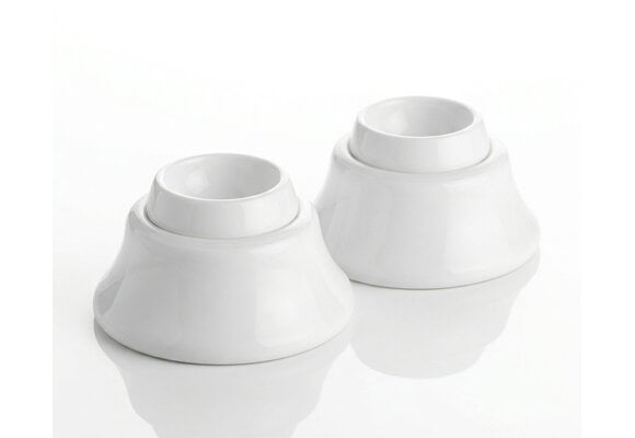 Zwembadtrap Rubber Dop wit - 2 stuks