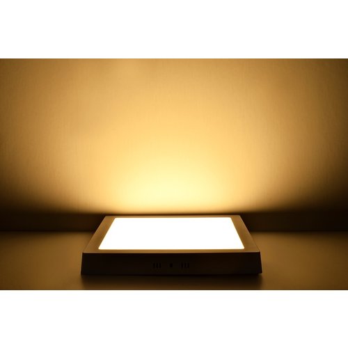 LED Downlight Opbouw Plafondlamp Vierkant | 24W | 6400K Koud Wit