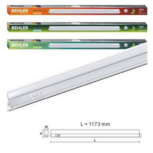 LED Batten - T5 - 14W - 120cm - 6400K Koud Wit - Doorkoppelbaar - Ledline