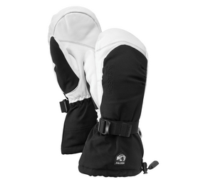 Hestra Army Leather Extreme Mitt – Black / Offwhite