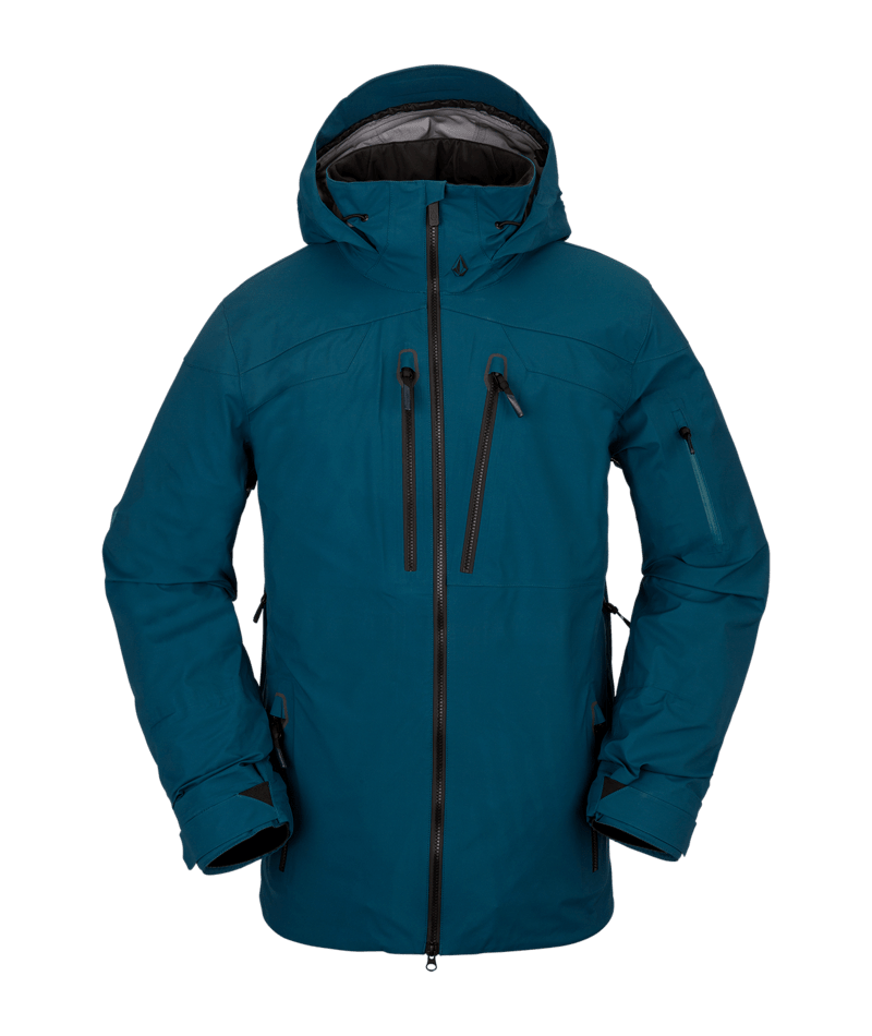 Volcom Men’s Guch Stretch Gore Jacket – Slate Blue - Free Style Sport