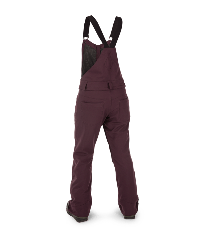 Volcom Swift Bib Overall Pants – Black Plum