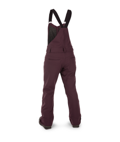 Volcom Swift Bib Overall Pants – Black Plum