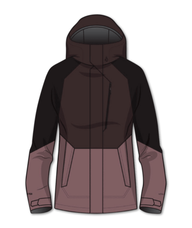 Volcom Aris Ins Gore Jacket – Black Plum Volcom Aris Ins Gore Jacket – Black Plum