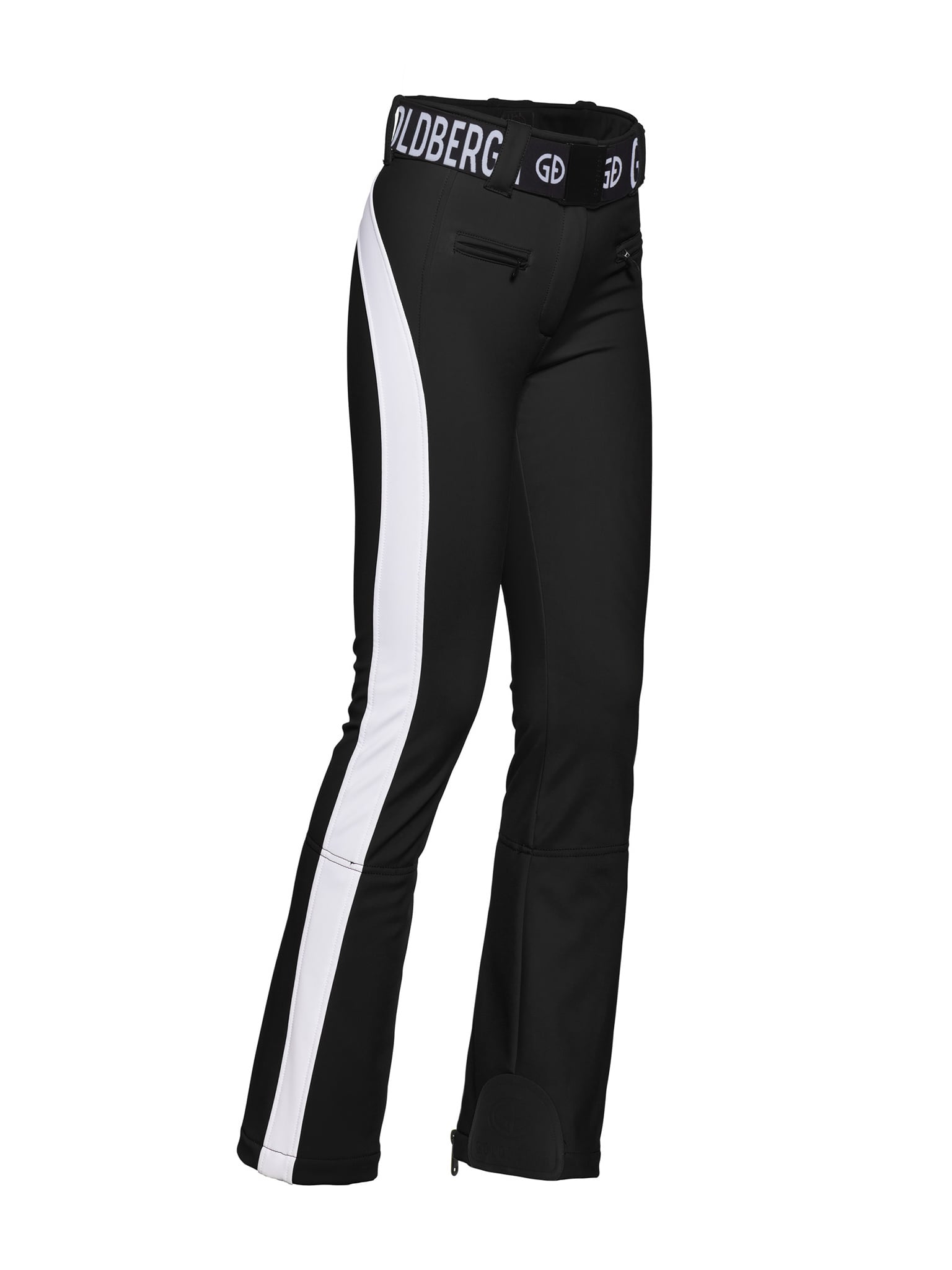 Goldbergh Women's Runner Ski Pants – Black/White - Free Style Sport