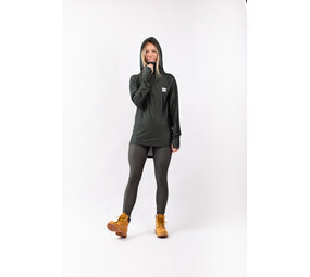 Eivy Icecold Zip Hood Top – Forest Green