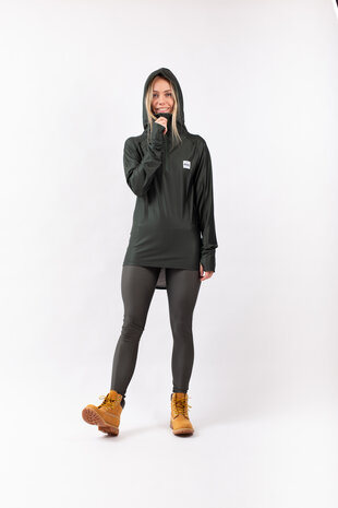Eivy Icecold Zip Hood Top – Forest Green Eivy Icecold Zip Hood Top – Forest Green