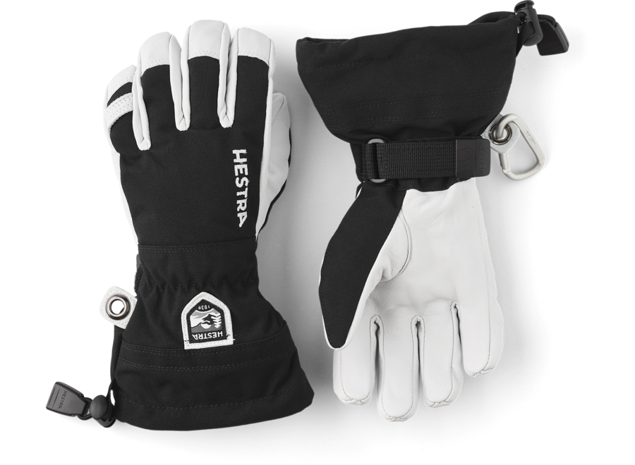 Army Leather Heli Ski Jr. 3 Finger – Black