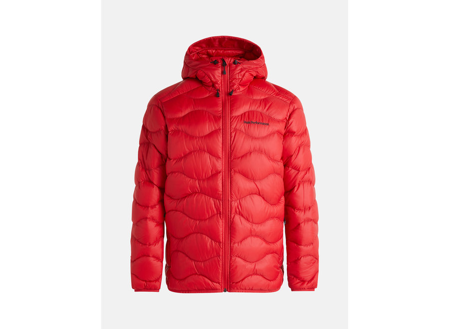 Helium Down Hood Jacket - The Alpine-Racing Red