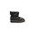 Goose Down Pillow Boots – Shiny Jet Black