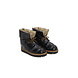 Flufié Goose Down Pillow Boots – Shiny Jet Black