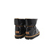 Flufié Goose Down Pillow Boots – Shiny Jet Black