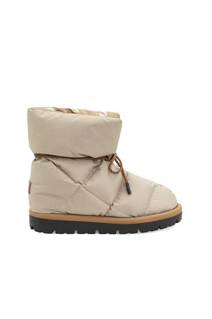 Flufié Goose Down Pillow Boots – Sand Beige