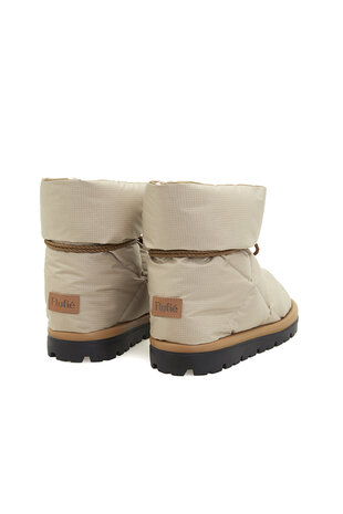Flufié Goose Down Pillow Boots – Sand Beige