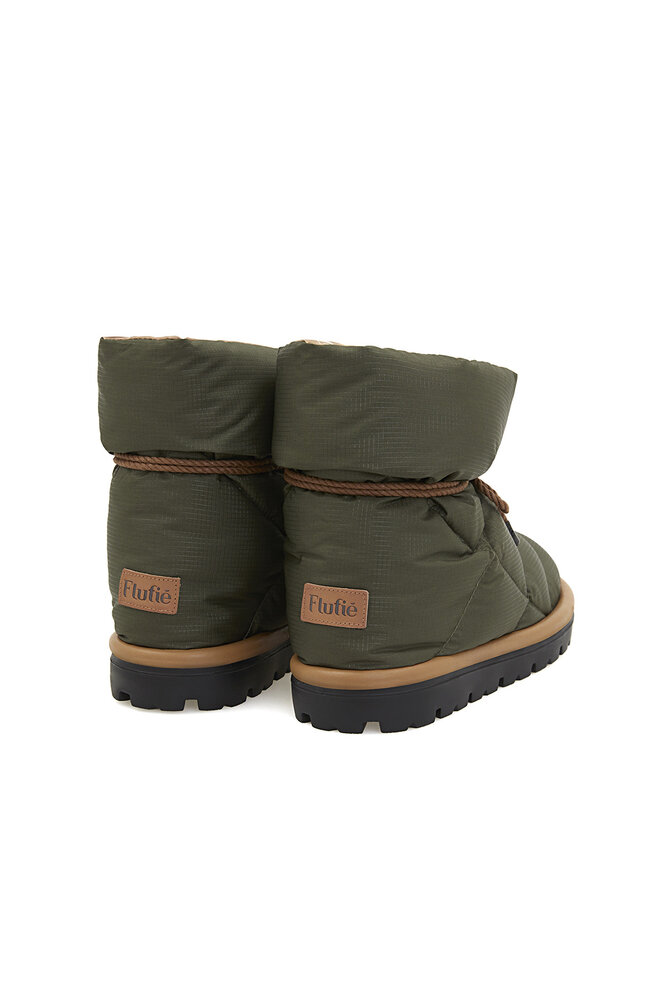 Flufié Goose Down Pillow Boot - Khaki