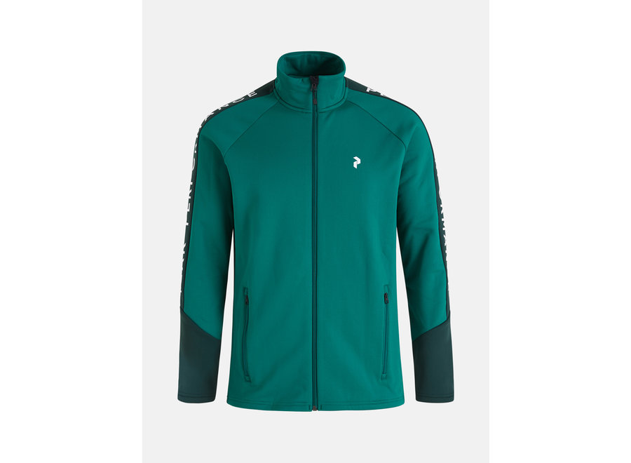 Men's Rider Zip Jacket - Green Ivy-Scarab Green