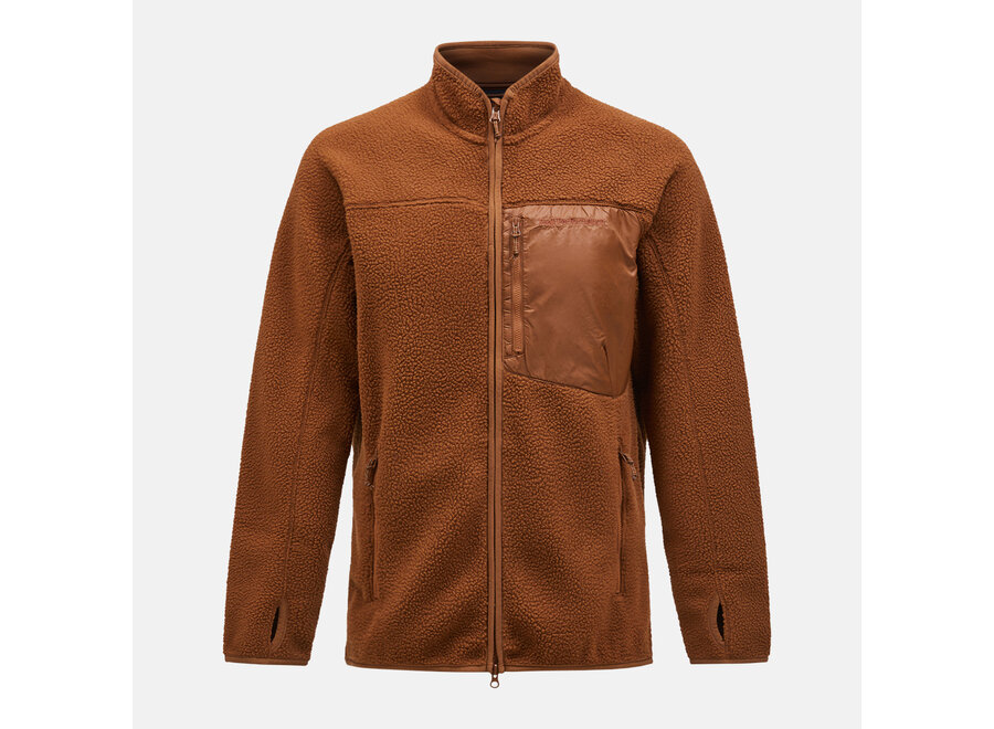 Pile Zip Jacket - Emperador