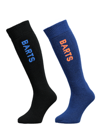 Barts Basic Sock 2 Pack Kids - Black & Blue