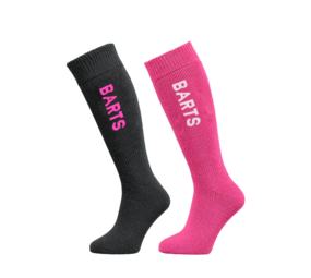 Barts Basic Sock 2 Pack Kids - Anthracite & Fuchsia Barts Basic Sock 2 Pack Kids - Anthracite & Fuchsia