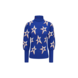 Perfect Moment Star Dust Balloon Sleeve Sweater - Dazzling Blue Star Dust