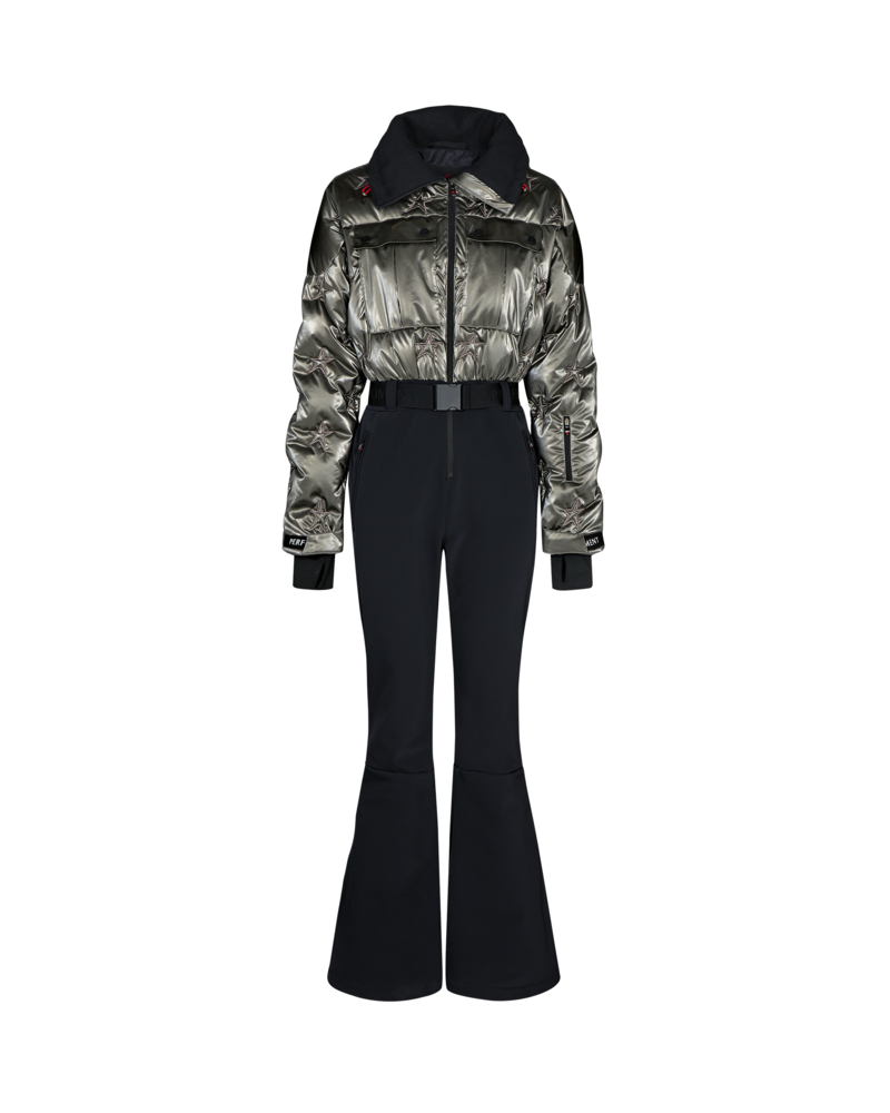 Perfect Moment Helen Ski Suit - Gunmetal Silver