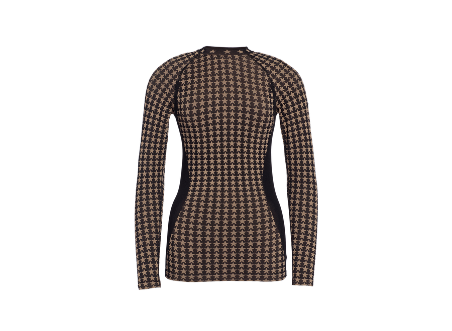 Starlet Baselayer Long Sleeve - Black / Toffee