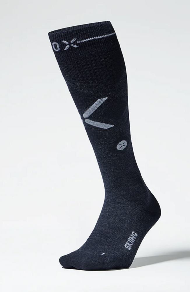 Stox Merino Skiing Socks Men - Navy / White Stox Merino Skiing Socks Men - Navy / White