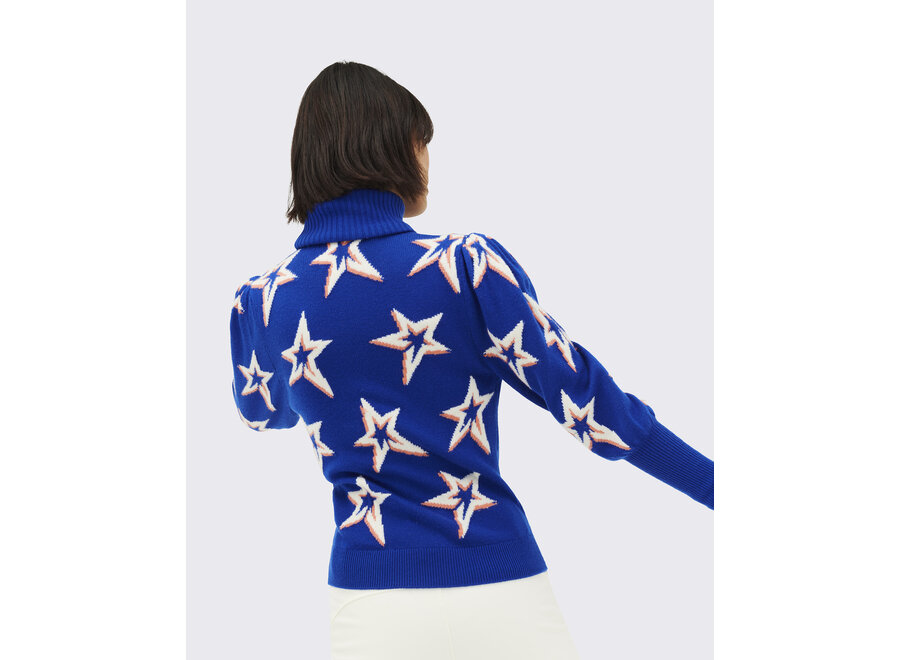 Women's Star Dust Balloon Sleeve Sweater
