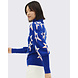 Perfect Moment Star Dust Balloon Sleeve Sweater - Dazzling Blue Star Dust