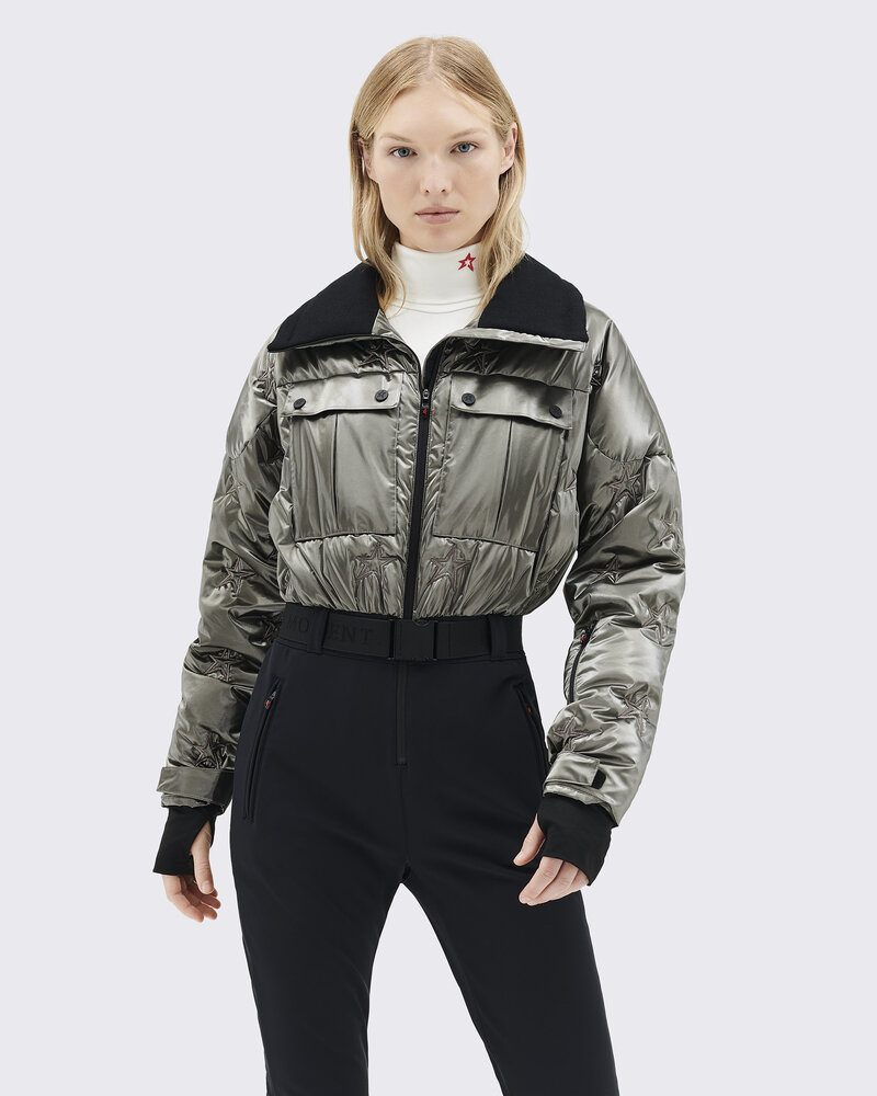 Perfect Moment Helen Ski Suit - Gunmetal Silver