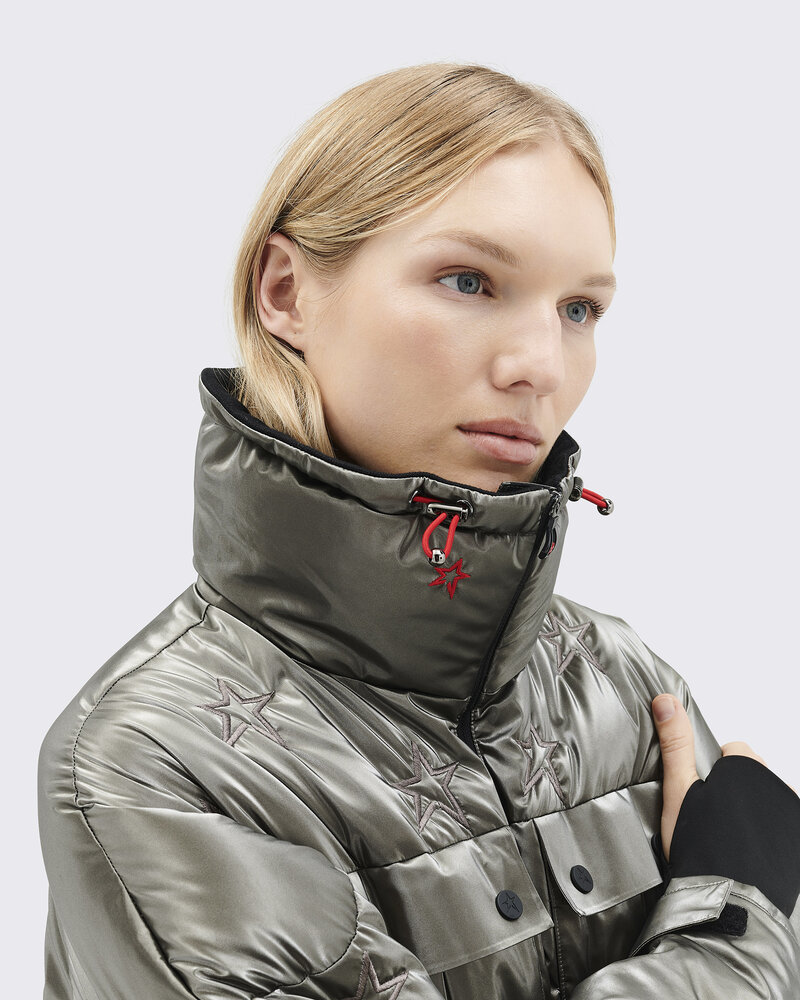 Perfect Moment Helen Ski Suit - Gunmetal Silver