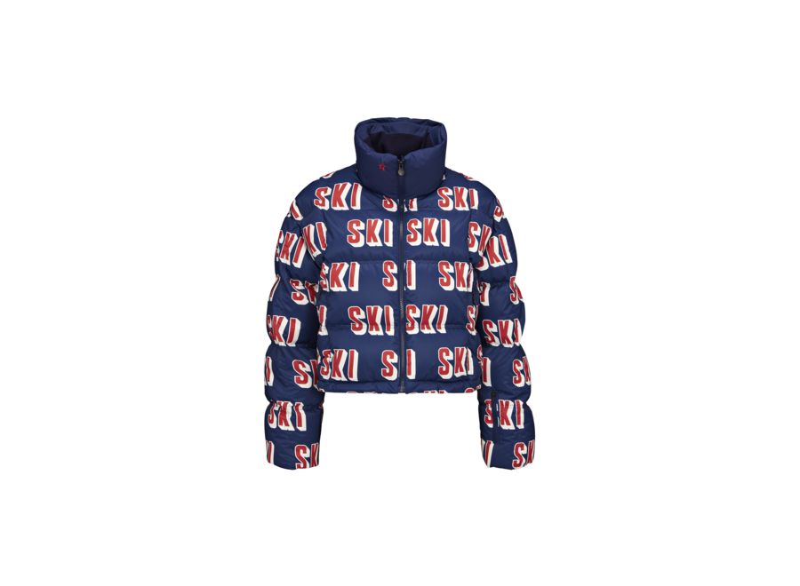3D Ski Nevada Down Jacket - Ski Print/ Navy