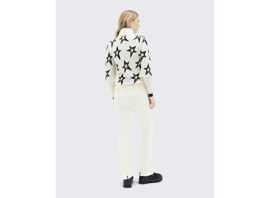 Star Dust Balloon Sleeve Sweater