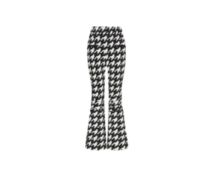 Perfect Moment Women's Aurora High Waist Flare Pant – Houndstooth/ Black/  Snow White - Free Style Sport