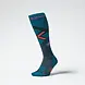 Stox Merino Skiing Socks Men - Teal / Red Fluor Stox Merino Skiing Socks Men - Teal / Red Fluor
