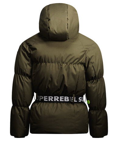 SuperRebel Girl's Puff Jacket - Army Green SuperRebel Girl's Puff Jacket - Army Green