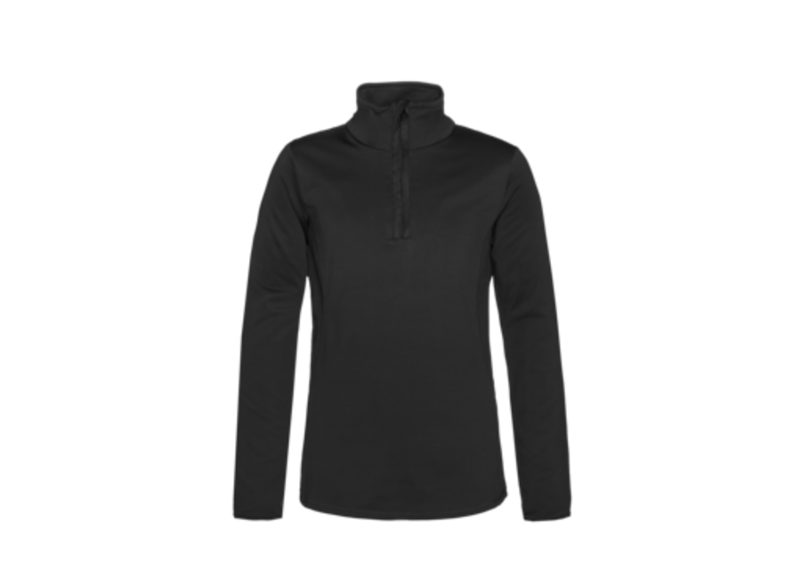 Girl's Fabrizoy Jr 1/4 zip top - True Black