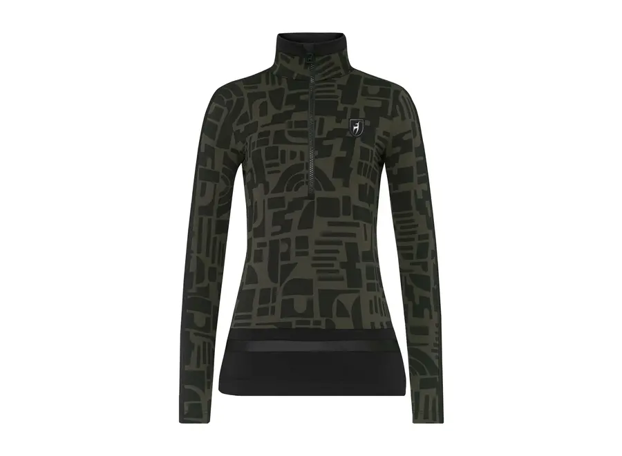 Women's Luise Print - Dark Olive