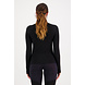 Mons Royale Women’S Cascade Merino Base Layer Mock Neck Long Sleeve - Black Mons Royale Women’S Cascade Merino Base Layer Mock Neck Long Sleeve - Black